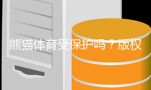 熊猫体育受保护吗？版权、商标与用户权益全面解析与维权指南