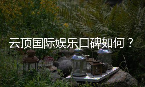 云顶国际娱乐口碑如何？玩家真实体验与评价分享