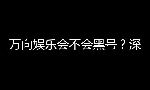万向娱乐会不会黑号？深度解析平台安全性与防黑策略