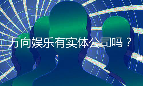 万向娱乐有实体公司吗？深度解析其线下运营与资质背景