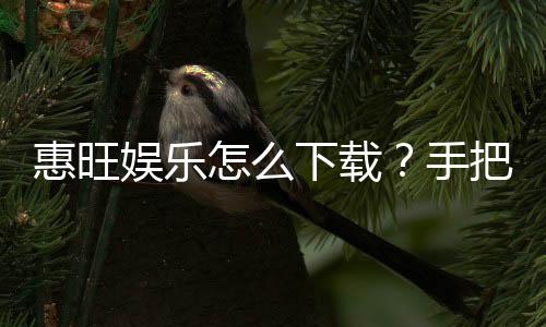 惠旺娱乐怎么下载？手把手教你快速安装畅玩