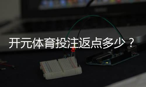 开元体育投注返点多少？揭秘高返水福利与实战技巧