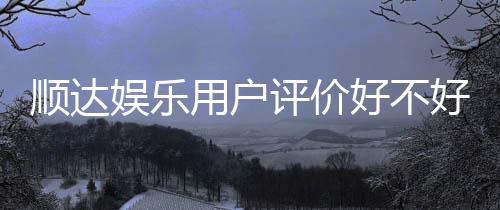 顺达娱乐用户评价好不好？真实玩家体验分享与深度解析