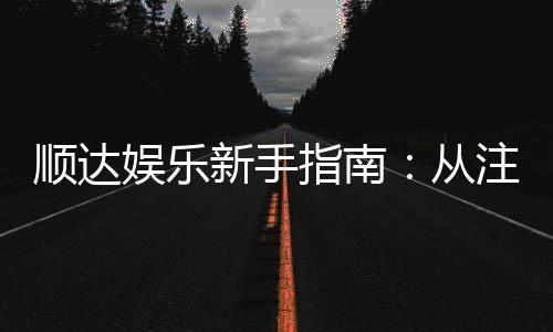 顺达娱乐新手指南:从注册到畅玩的完整攻略