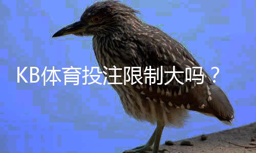 KB体育投注限制大吗？全面解析限制类型、影响与快速应对方法