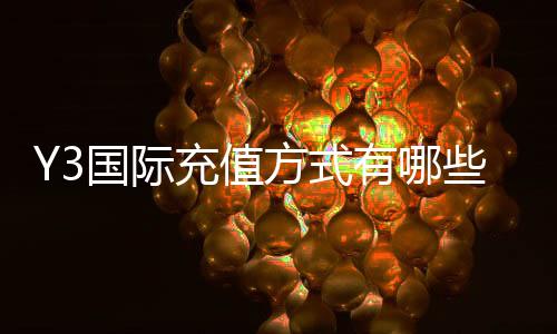 Y3国际充值方式有哪些？一文看懂支持的支付渠道与充值操作流程